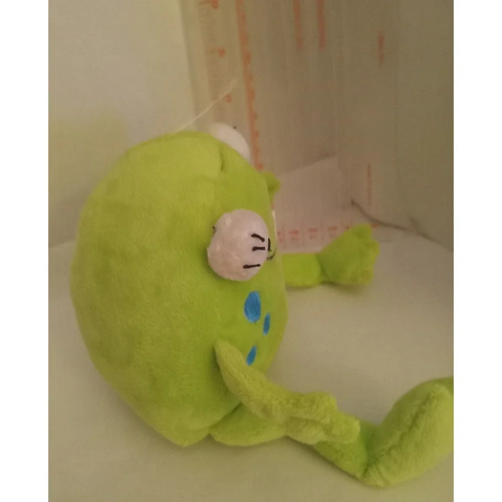 Green Frog Hallmark Sir Hop Blue Spots Plush Stuffed Animal Toy Magnetic Head